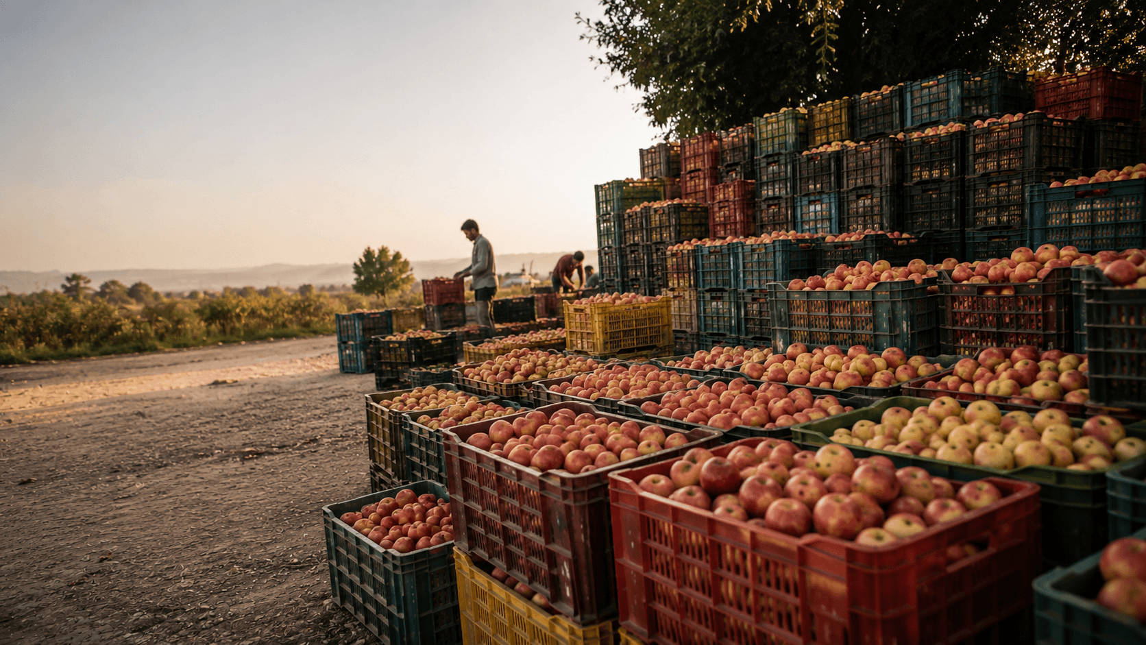 Fruit grading and sorting line at Classic Agro Industries, Ambala